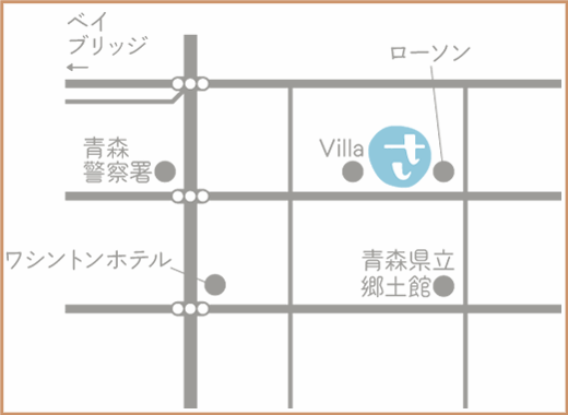 さぼり～なのアクセスマップ